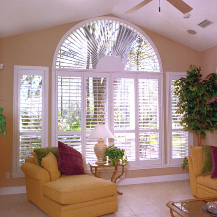 Half circle window shutter Las Vegas